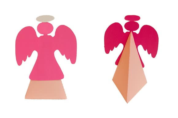 Caixa Cone Anjinho Rosa Batizado