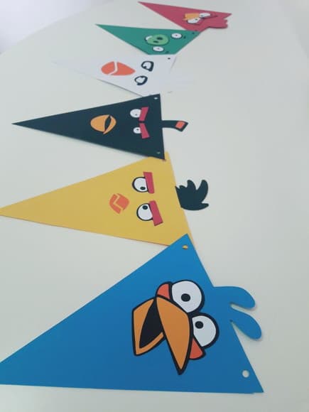BANDEIROLA ANGRY BIRDS SCRAP