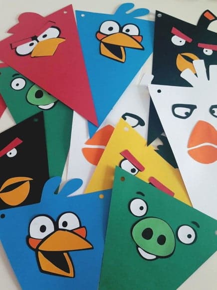 BANDEIROLA ANGRY BIRDS SCRAP