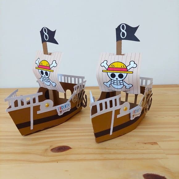 Kit Festa 20 Unidades Barco One Piece