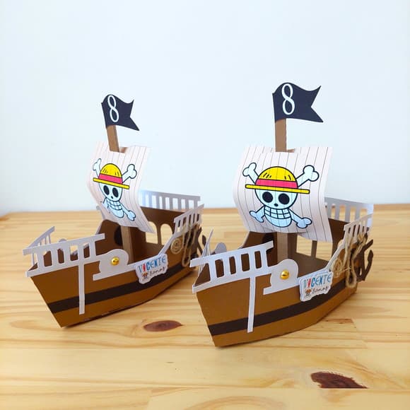 Kit Festa 20 Unidades Barco One Piece
