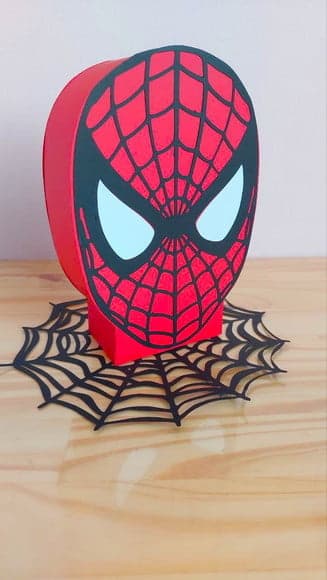 Cabeça 3d Homem Aranha