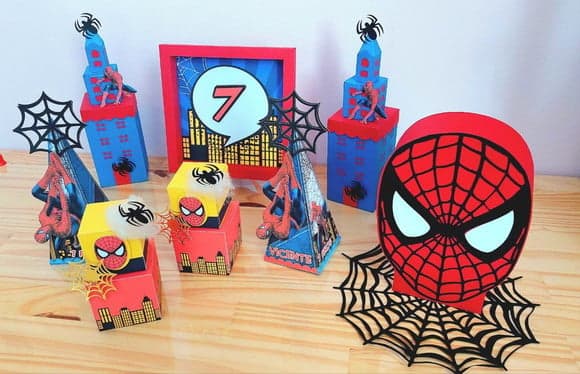 Cabeça 3d Homem Aranha