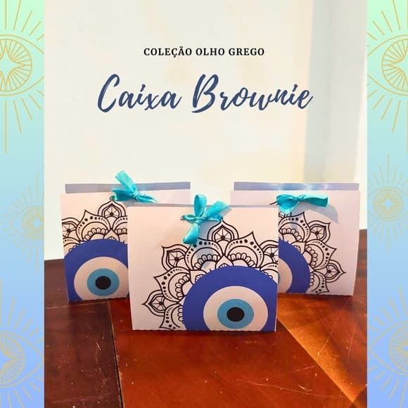 Caixa Brownie Olho Grego