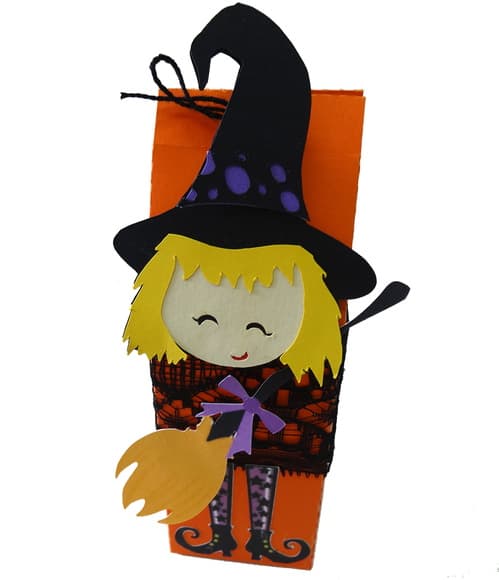 Caixa Milk Bruxinha Halloween