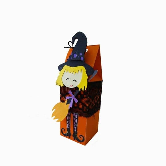 Caixa Milk Bruxinha Halloween