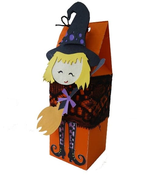 Caixa Milk Bruxinha Halloween