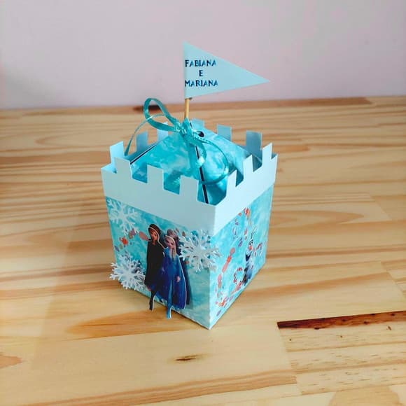 Caixa Castelo Frozen 2
