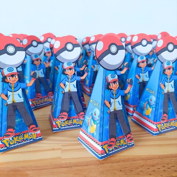 Caixa Cone Ash Pokemon