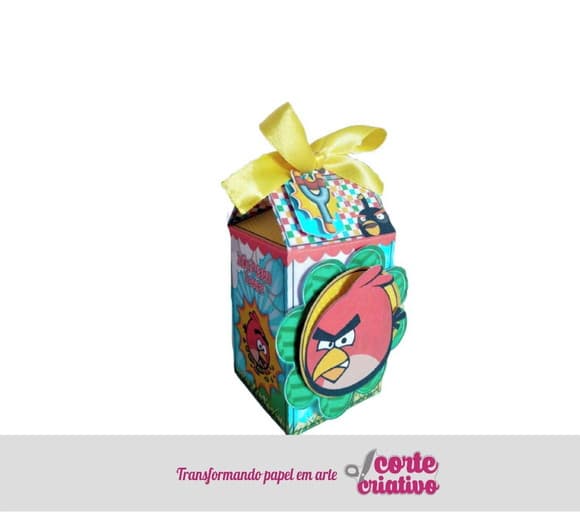 CAIXA MILK ANGRY BIRDS SCRAP
