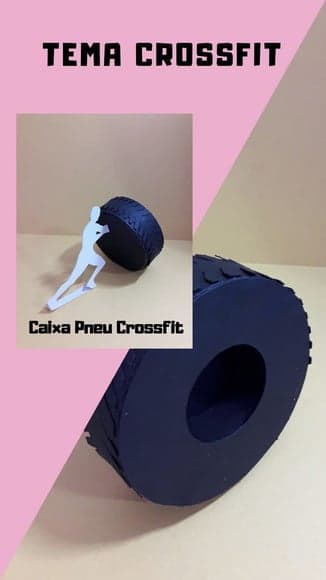 Caixa Pneu Crossfit Scrap 3d