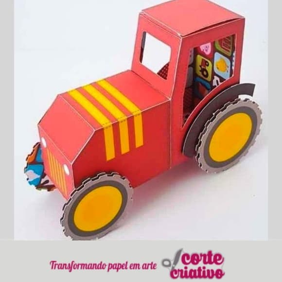 Caixa Trator Fazendinha