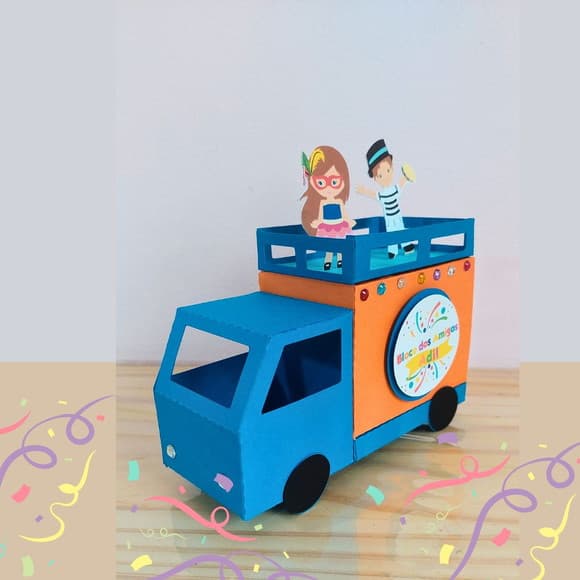 Caixa Trio Elétrico Carnaval