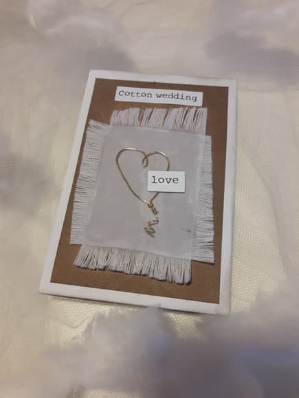 Cartão Bodas de Algodão