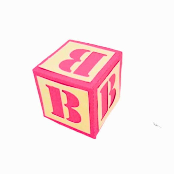 Cubo Letra Bita Mundo Bita Scrap