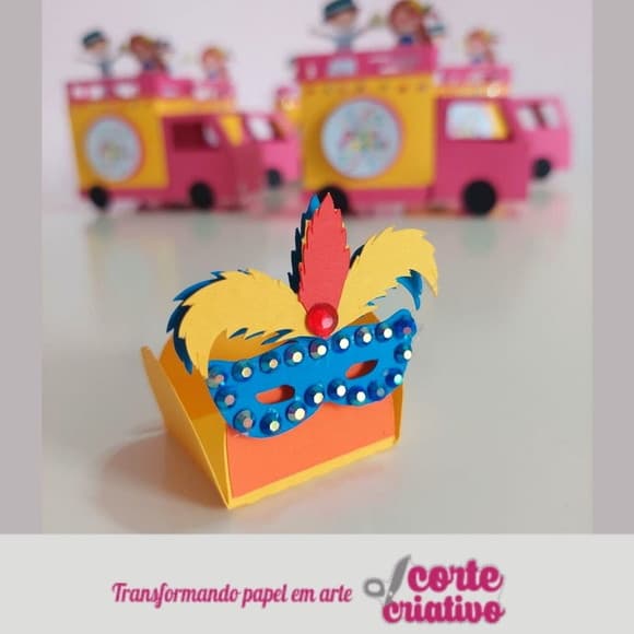Forminha Máscara Carnaval