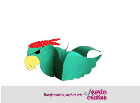 Forminha Papagaio de Piratas