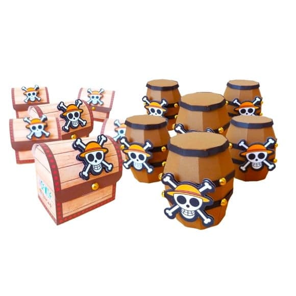 Kit Festa Infantil Marrom One Piece