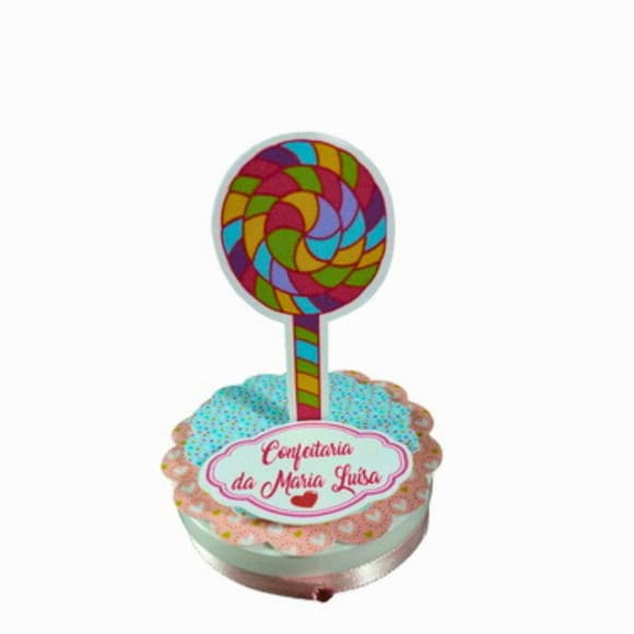 Latinha Pirulito Confeitaria