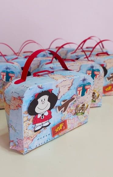 Maletinha Lembrancinha Festa Mafalda