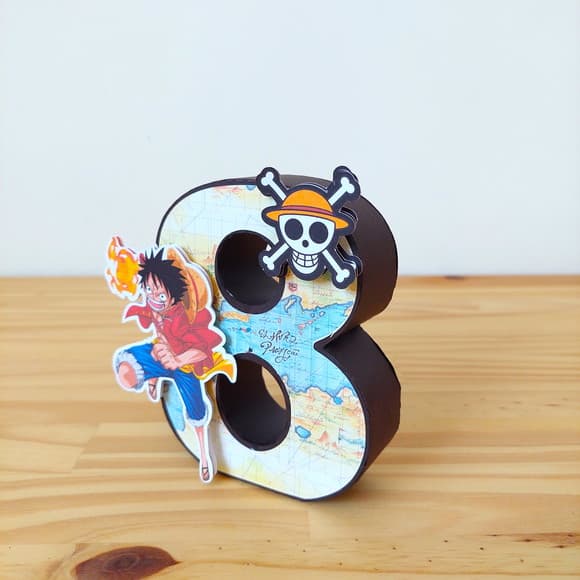 Número 3d One Piece