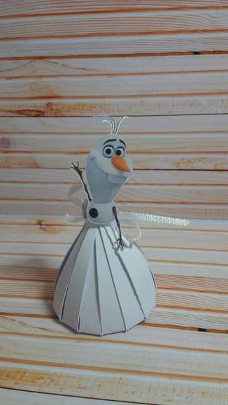 Porta Bombom Olaf Frozen