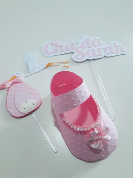 Sapatinho Chá de Bebê - Fraldas