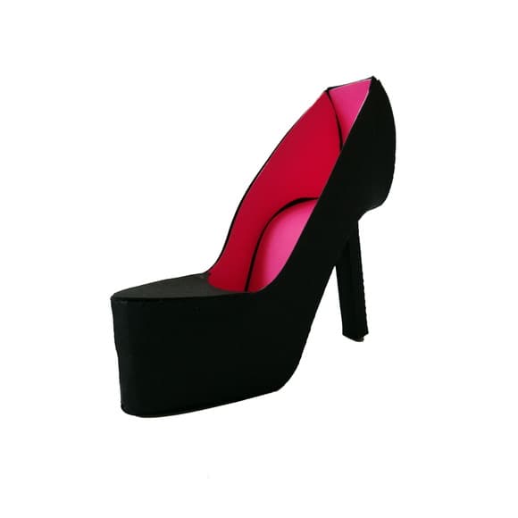 Sapato Salto Alto 3d Chic Maquiagem Make Up