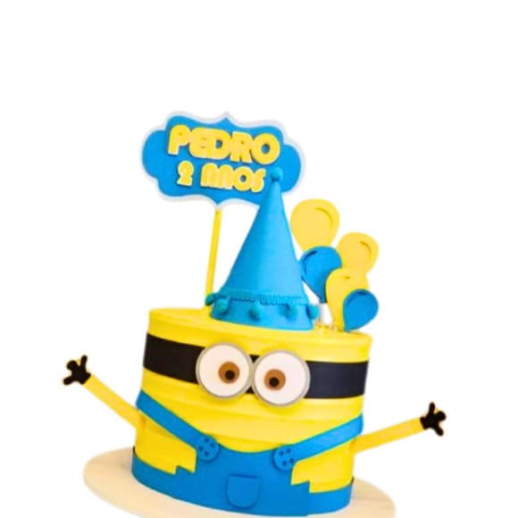 Topo de Bolo Minions