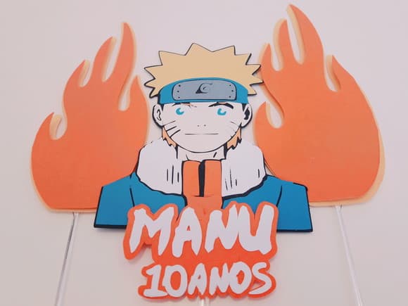 Topo de Bolo Naruto