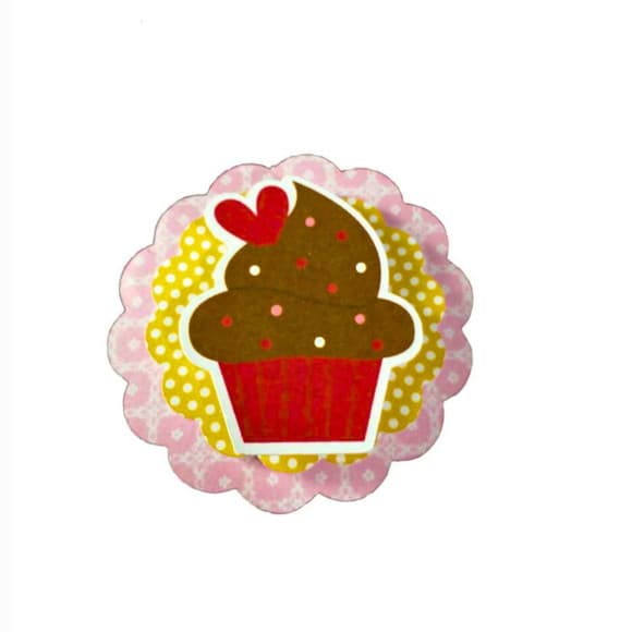 Topper Cupcake Confeitaria