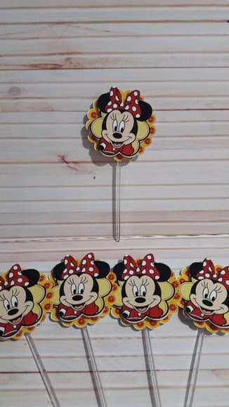 Topper Minnie Vermelha