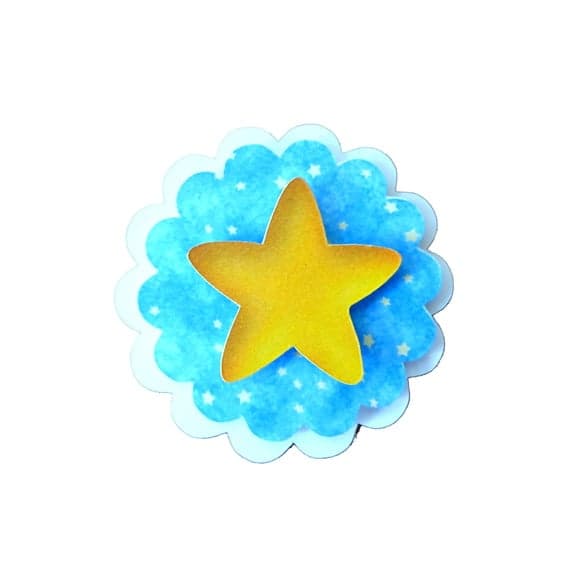 Topper Estrela Pequeno Príncipe