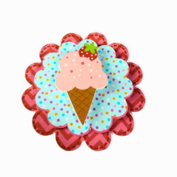 Topper Sorvete Confeitaria