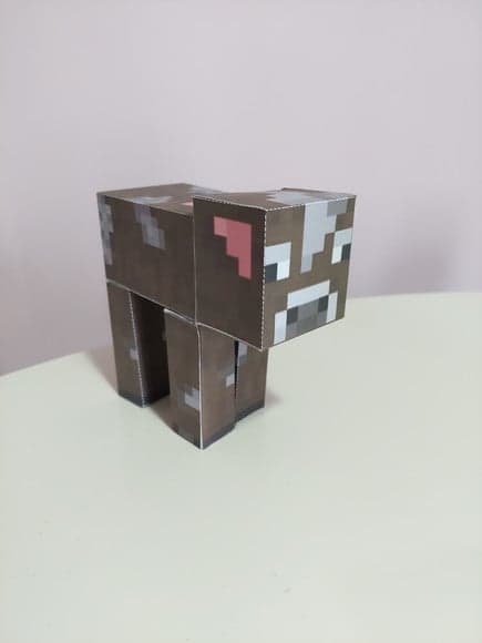 Vaca 3d Minecraft