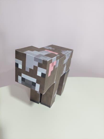 Vaca 3d Minecraft