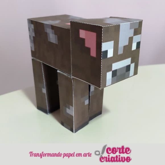 Vaca 3d Minecraft