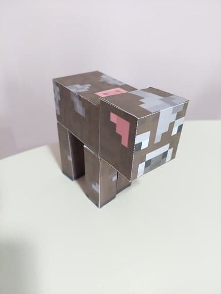 Vaca 3d Minecraft