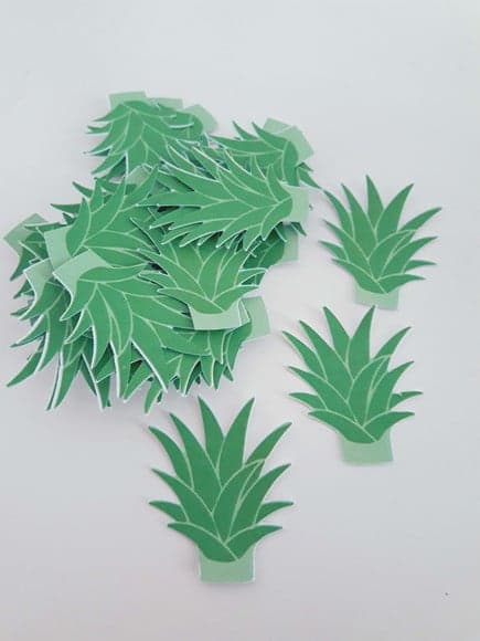 Aplique Abacaxi para Docinho Havaiana Tropical