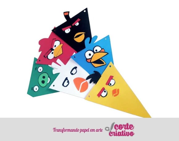 BANDEIROLA ANGRY BIRDS SCRAP