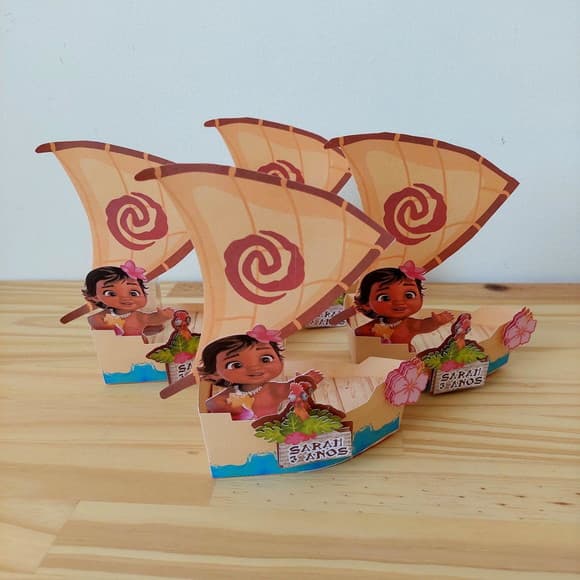 Barco Lembrancinha Moana Baby