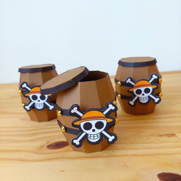 Barril Piratas One Piece