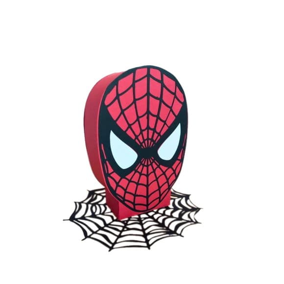 Cabeça 3d Homem Aranha