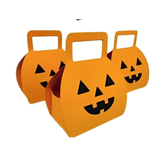 Caixa Abóbora Lembrancinha Halloween