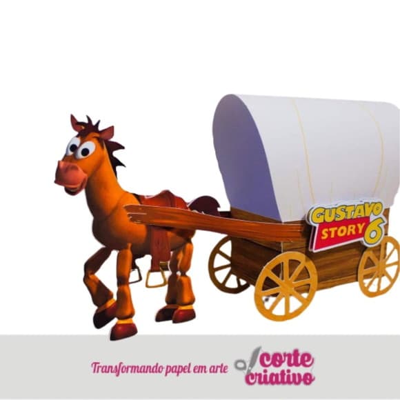 Kit 10 Caixa Carroça Bala no Alvo Toy Story