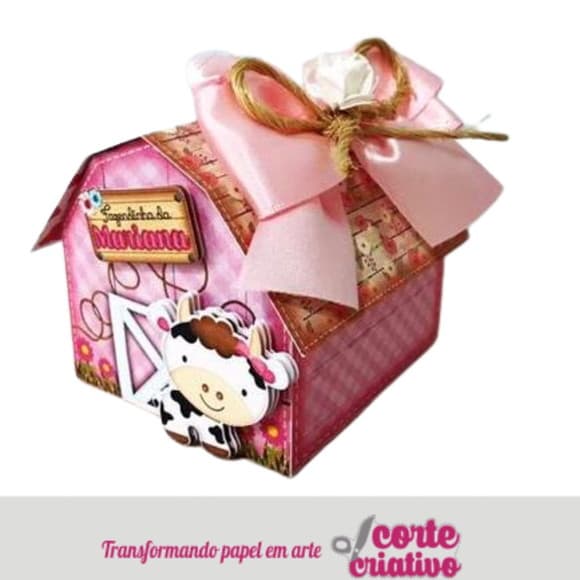 Caixa Celeiro Fazendinha Menina