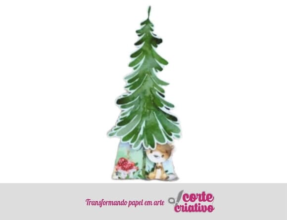 Caixa Cone Bichinhos da Floresta