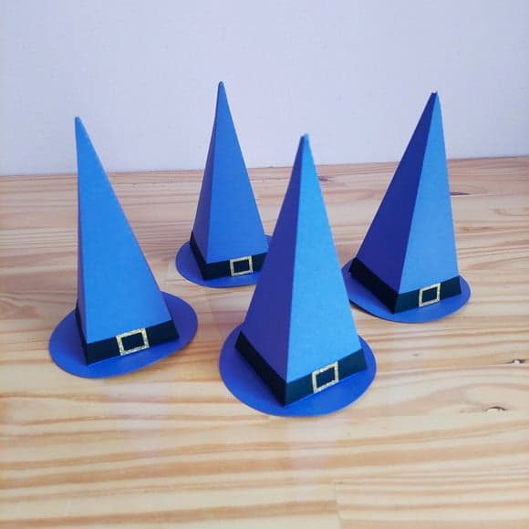 Caixa Cone Chápeu de Bruxa Lembrancinha Halloween