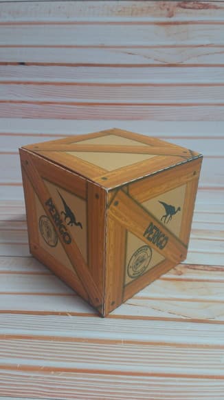 Caixa Cubo Contêiner Dinossauros