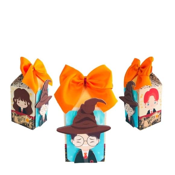 Caixa Milk Lembrancinha Harry Potter